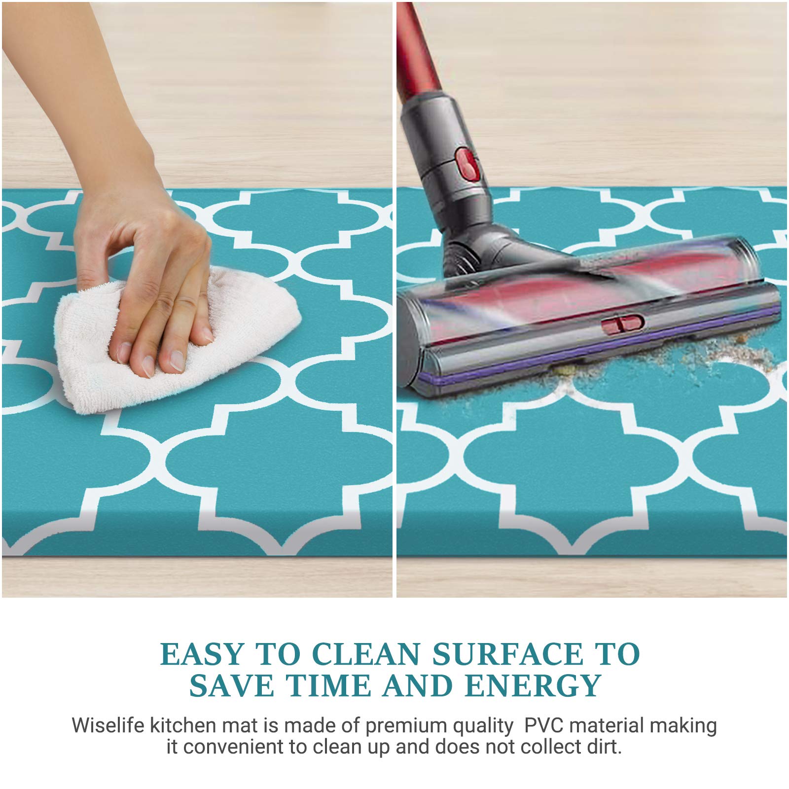 WISELIFE Comfortable Anti-Fatigue Kitchen Mat - 17.3