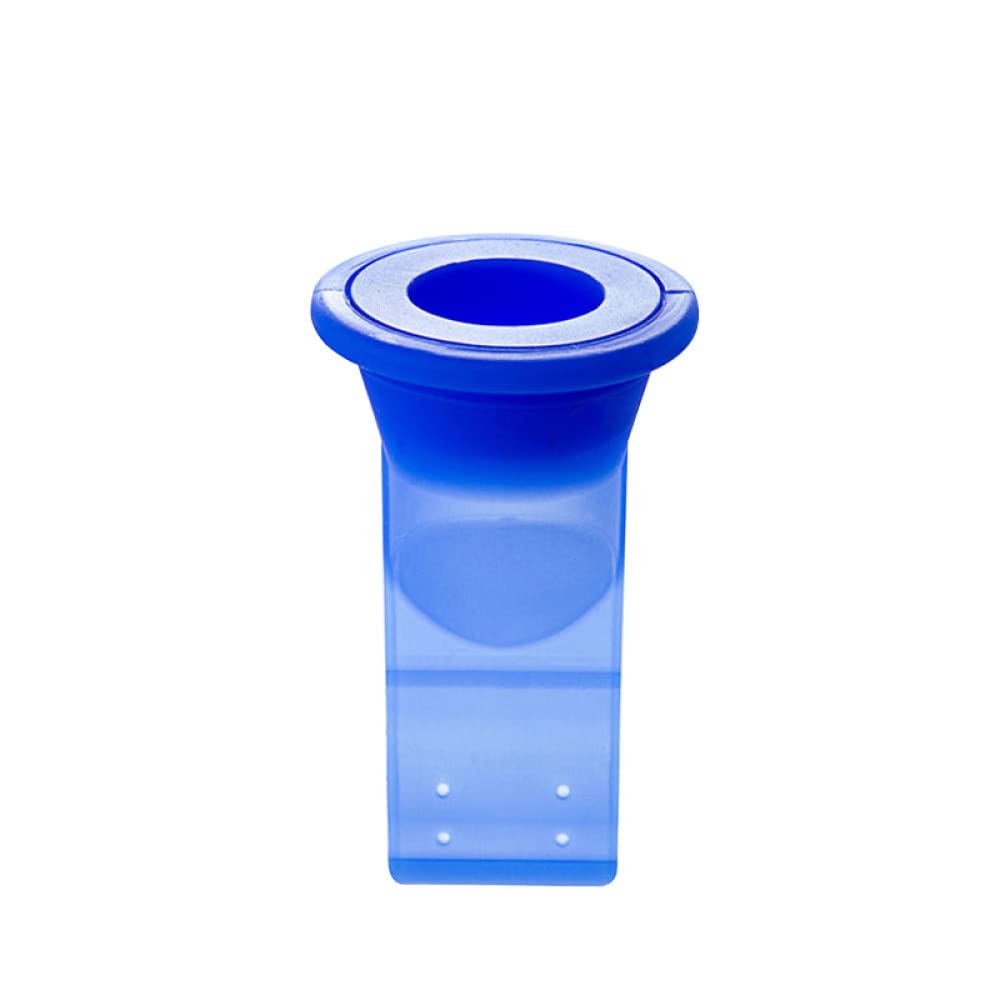 Blue Silicone Anti-Odor Sink Drain Filter for 50-55mm Pipes - Bathroom & Kitchen Sewage Strainer | Prevents Clogs & Eliminates Bad Odors for Cleaner Drains