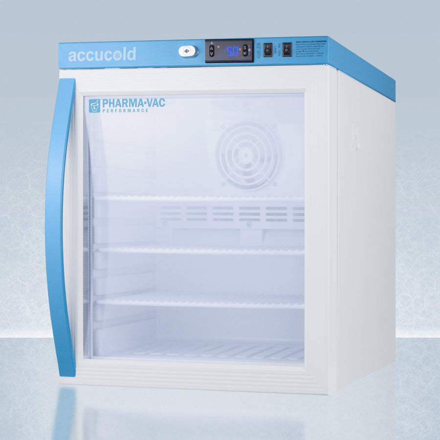 Accucold 1 Cubic Foot Compact Vaccine Refrigerator ARG1PV - Perfect for Medical Clinics, Pharmacies & Laboratory Storage