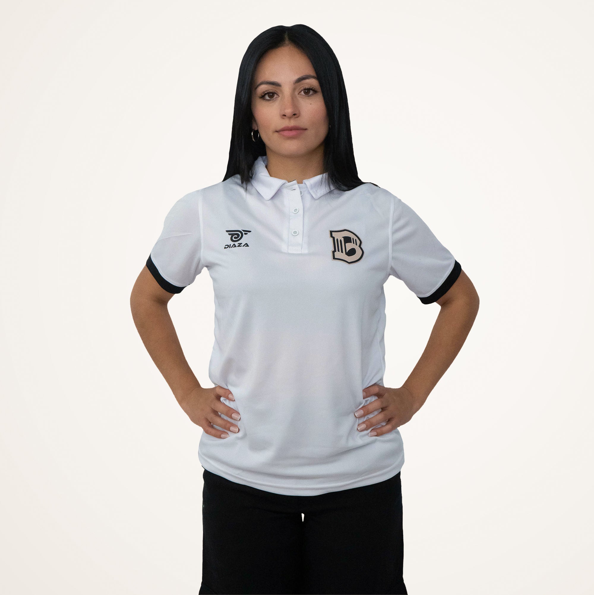 Brooklyn FC Women's White Polo Shirt - Breathable & Stylish Soccer Jersey for Women - Perfect for Training, Matches & Casual Wear
