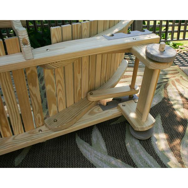 Premium Treated Pine Chaise Lounge with Arms - Outdoor Patio Furniture for Poolside, Garden, and Backyard Relaxation