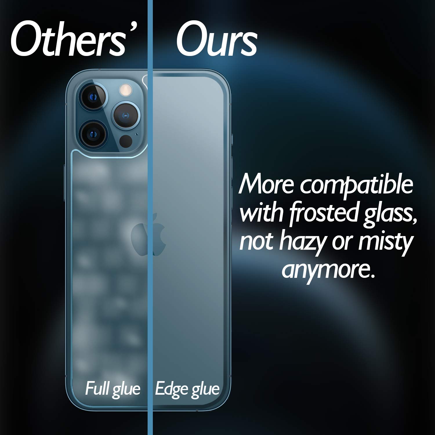 Premium iPhone 12 Pro Max Back Glass Protector [3-Pack] - Tempered Glass Rear Screen Protector with HD Clarity - Compatible with iPhone 12 Pro Max (6.7 inch) - Perfect for Everyday Protection & Scratch Prevention