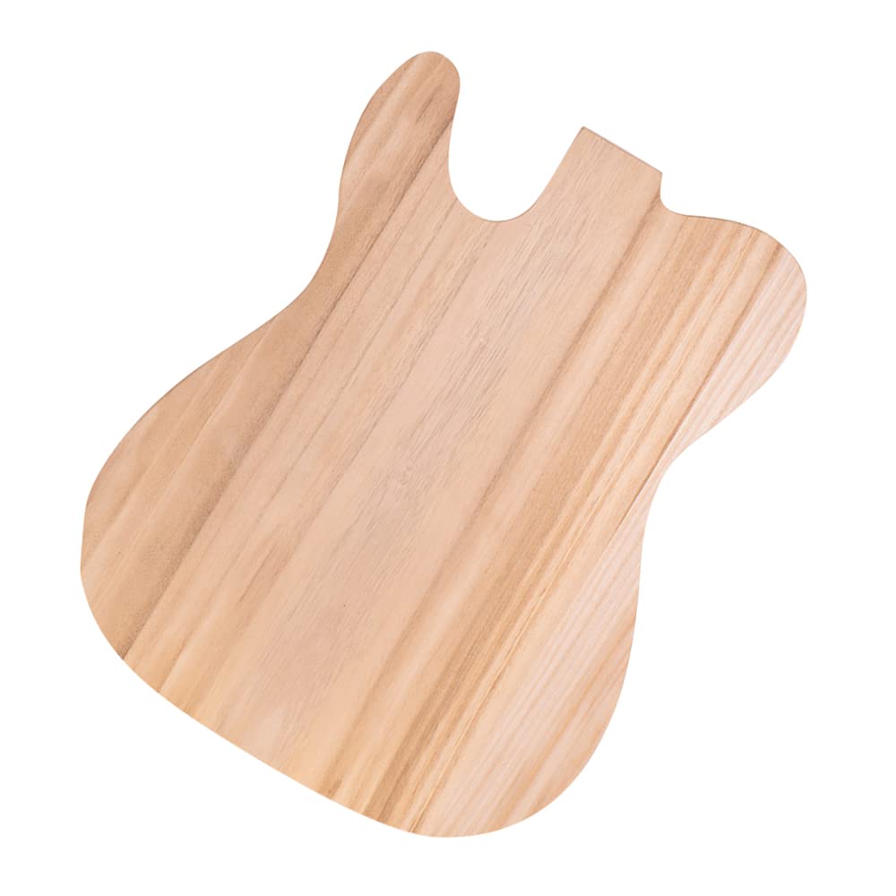 Unfinished Electric Guitar Body - Sycamore Wood Blank DIY Guitar Barrel for Custom Electric Guitar Builds | Perfect for Luthiers, DIY Enthusiasts & Guitar Modifications