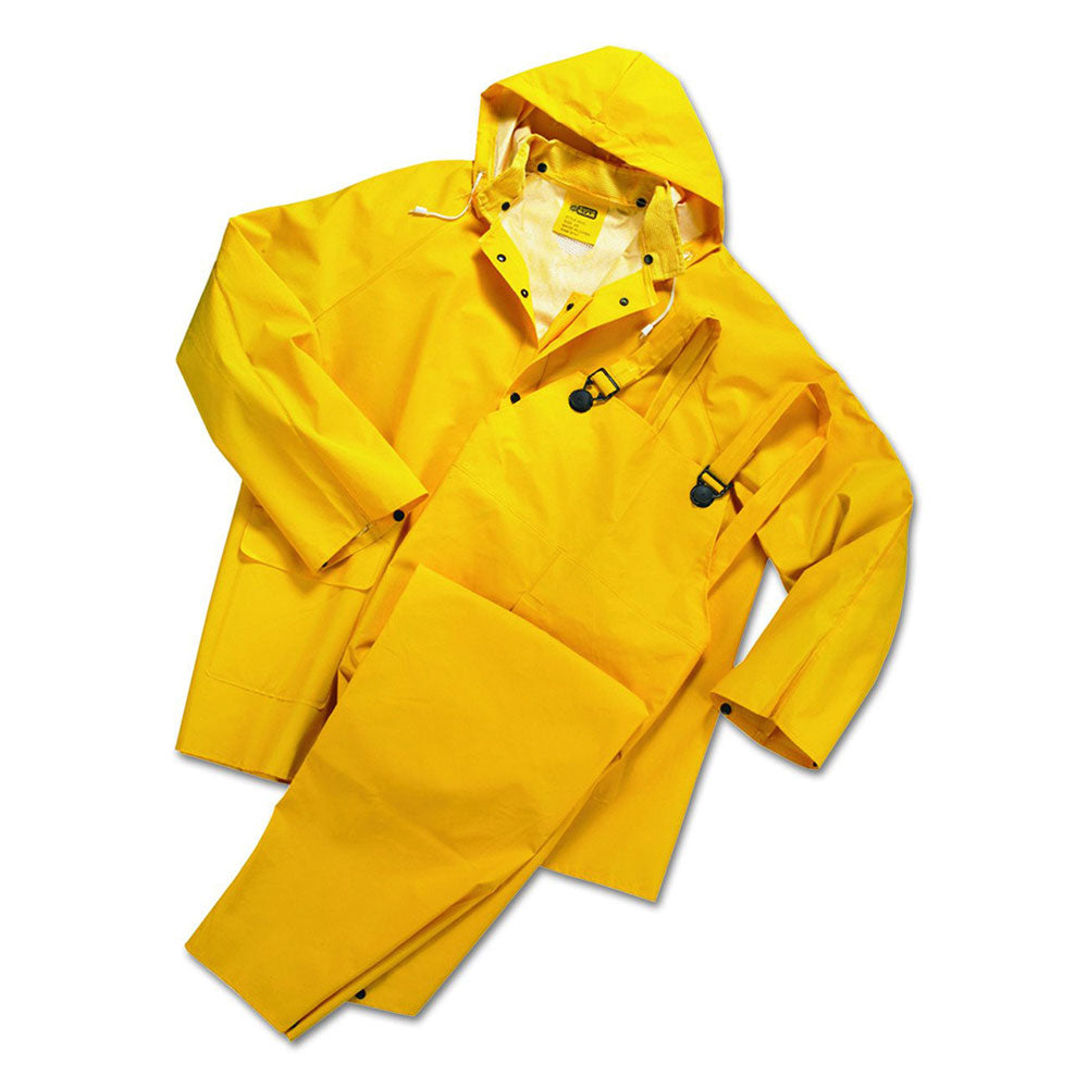 Anchor 9000 XL 3-Piece Heavy Duty Extra Large Rain Suit - Waterproof Workwear for Construction & Outdoor Jobs