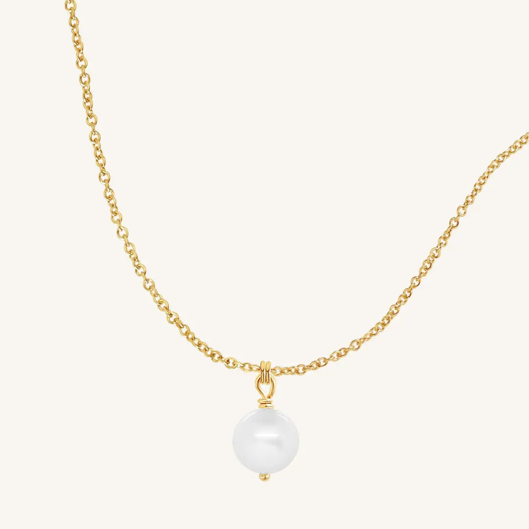 Ivory Pearl Necklace with Stone of Potential - Elegant Jewelry for Women, Bridal Accessories & Special Occasion Gifts