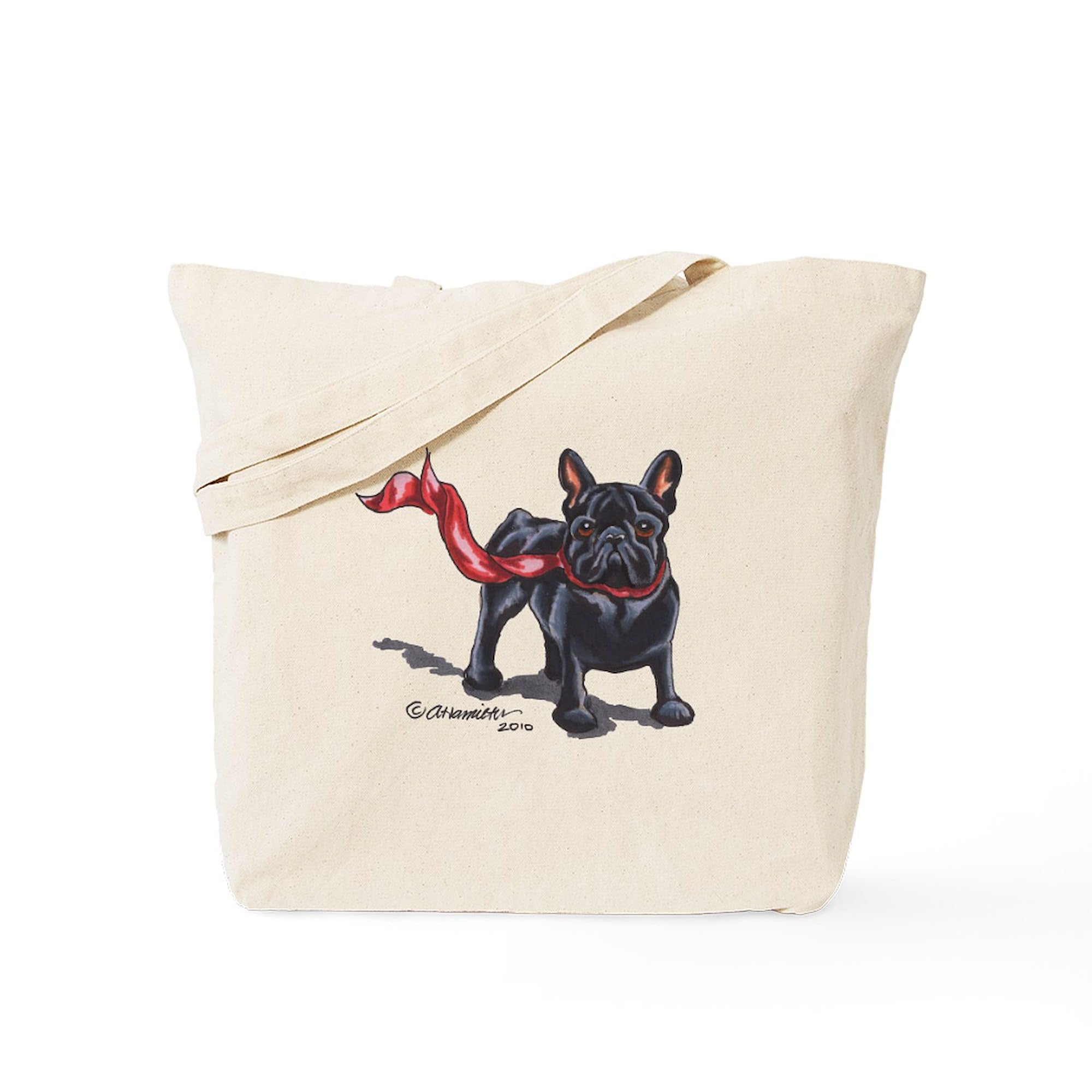 French Bulldog Lover Tote Bag - Natural Canvas Reusable Shopping Bag for Groceries, Beach & Daily Use | Cute Dog Gift for Women & Men