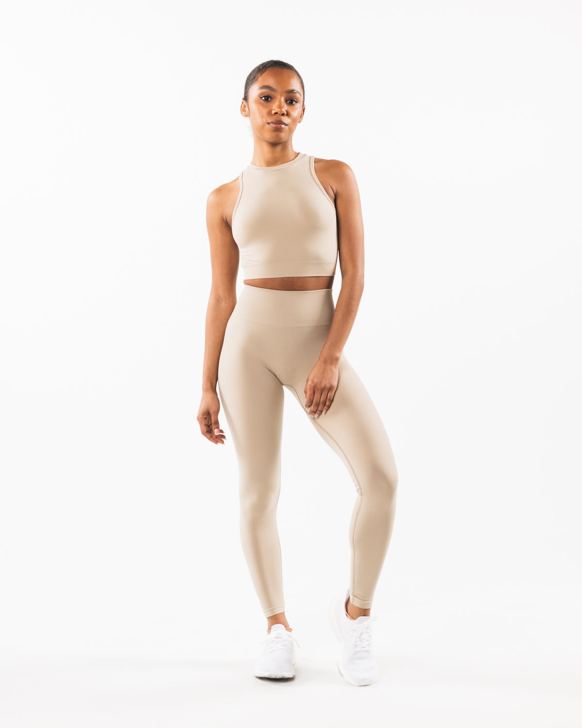 Stratus Crop Tank Top - Soft Linen Fabric for Women | Perfect for Yoga, Workouts & Casual Wear