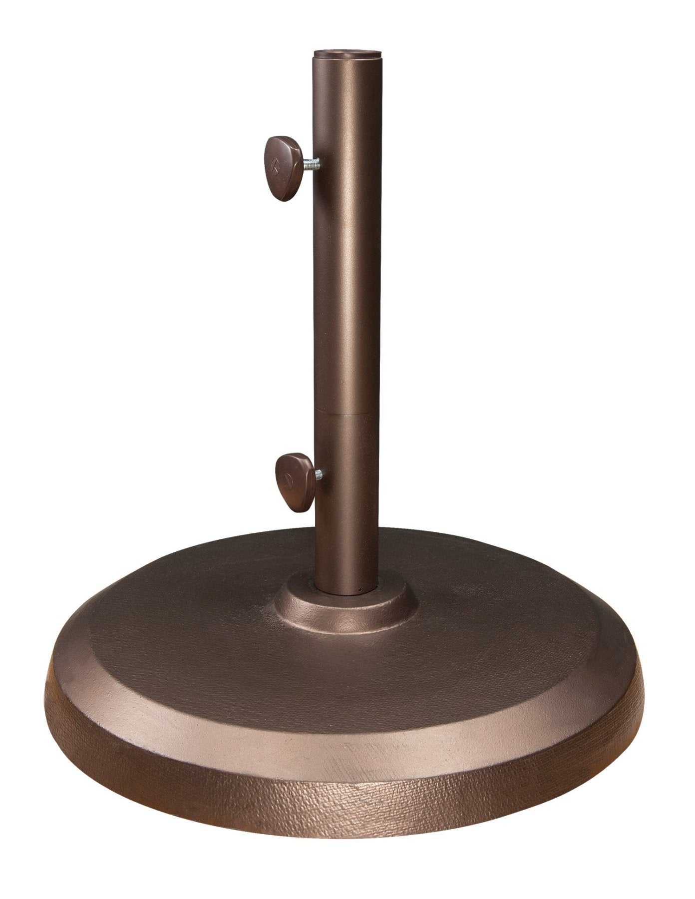 Premium Cast Aluminum Garden BG50 Series Umbrella Base - Heavy Duty Outdoor Patio Weight Stand for Market Umbrellas - Perfect for Backyard, Poolside, and Deck Use