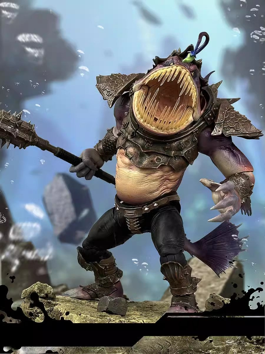 Fury Toys 1/12 Scale 7-inch Action Figure - The Record of the Mountain and Sea Demon God Lantern Fish Collectible Model for Display & Photography | Perfect for Anime Fans & Collectors
