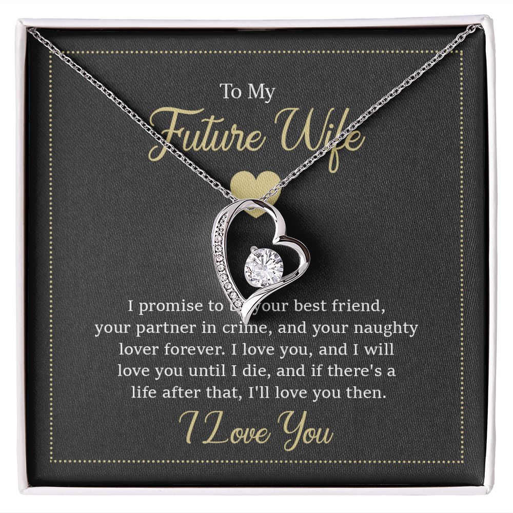 Engagement Gifts for Future Wife - Heart Necklace for Her - Birthday, Christmas, Anniversary Jewelry - Perfect for Proposals, Weddings & Romantic Occasions