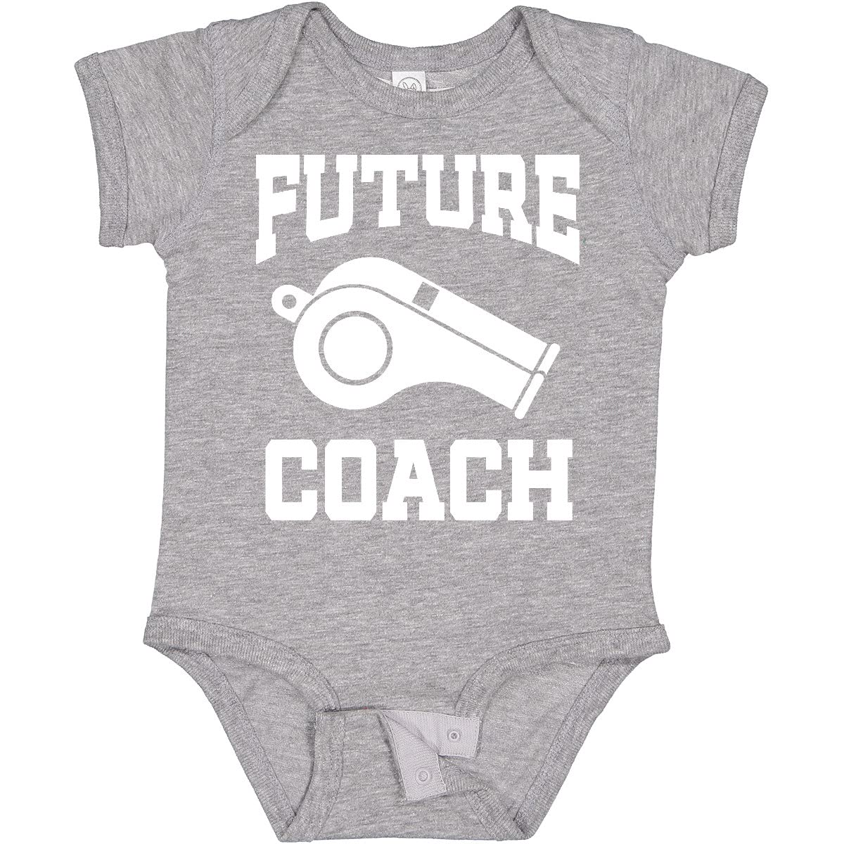 Inktastic Future Coach Baby Bodysuit - Cute Sports Coaching Onesie for Boys & Girls - Perfect Gift for Little Athletes & Coaches - Great for Game Days, Practice & Team Events