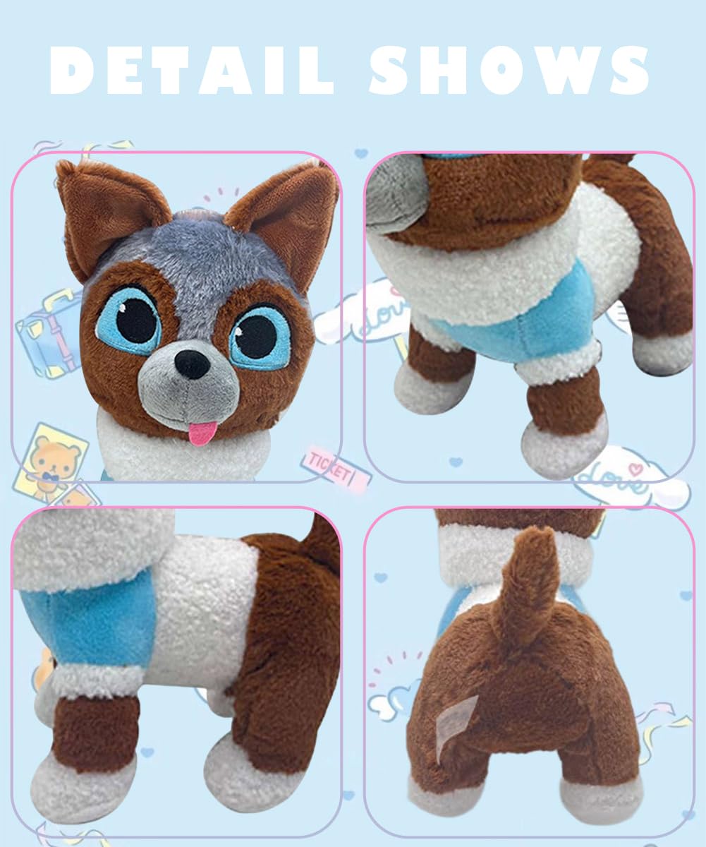 Puss in Boots Perrito Plush Toy - Cute Stuffed Animal Dog Doll from The Last Wish Movie | Soft Plushie Gift for Kids, Collectors & Fans | Perfect for Bedtime, Playtime & Movie-Themed Decor