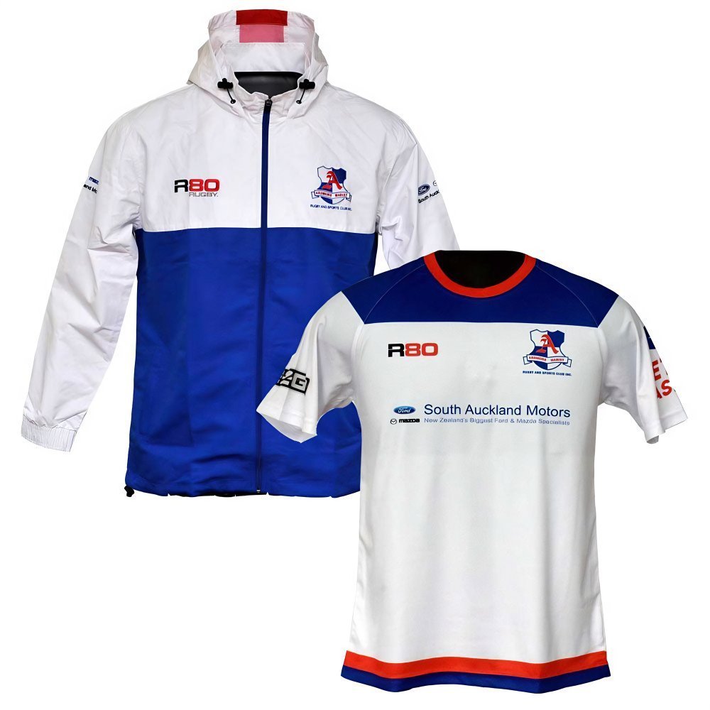 R80 Sports Jacket and T-Shirt Team Set - Breathable Athletic Outfit for Men & Women - Perfect for Basketball, Soccer & Outdoor Training
