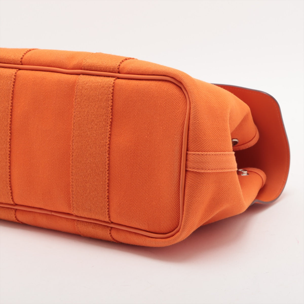 Hermès Valparaiso PM Toile Chevrons Handbag - Orange Luxury Shoulder Bag for Women | Perfect for Work, Travel & Evening Events