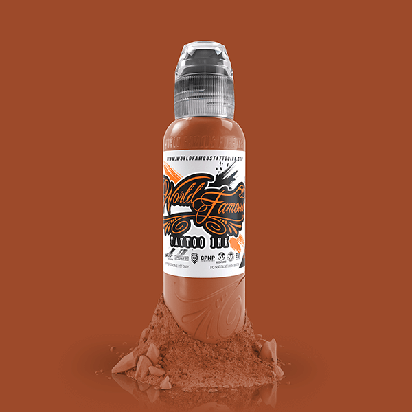 Premium Professional Tattoo Ink - Red Clay Color for Bold & Vibrant Tattoos | Safe & Long-Lasting | Ideal for Tattoo Artists & Enthusiasts | Perfect for Sleeves, Cover-Ups & Custom Designs