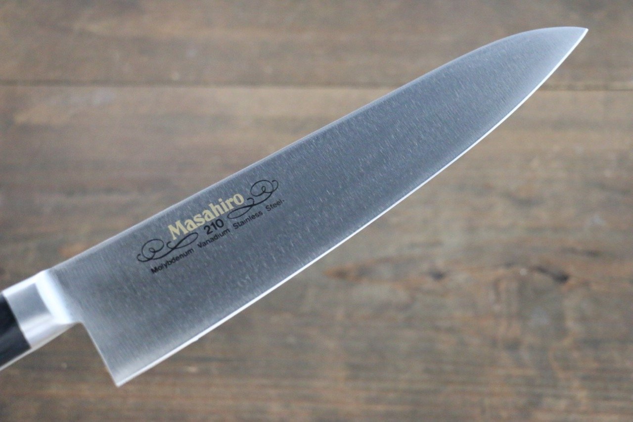 Masahiro Molybdenum Gyuto Japanese Chef Knife - 8 Inch Professional Kitchen Knife for Slicing, Dicing & Chopping - Perfect for Home Cooks & Professional Chefs