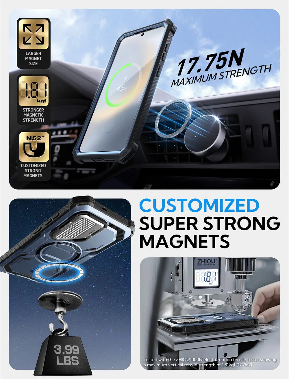 Galaxy S25 Plus Case - BLASON Armorbox Full Body Protective Cover with Military-Grade Drop Protection | Perfect for Outdoor Activities, Travel & Daily Use