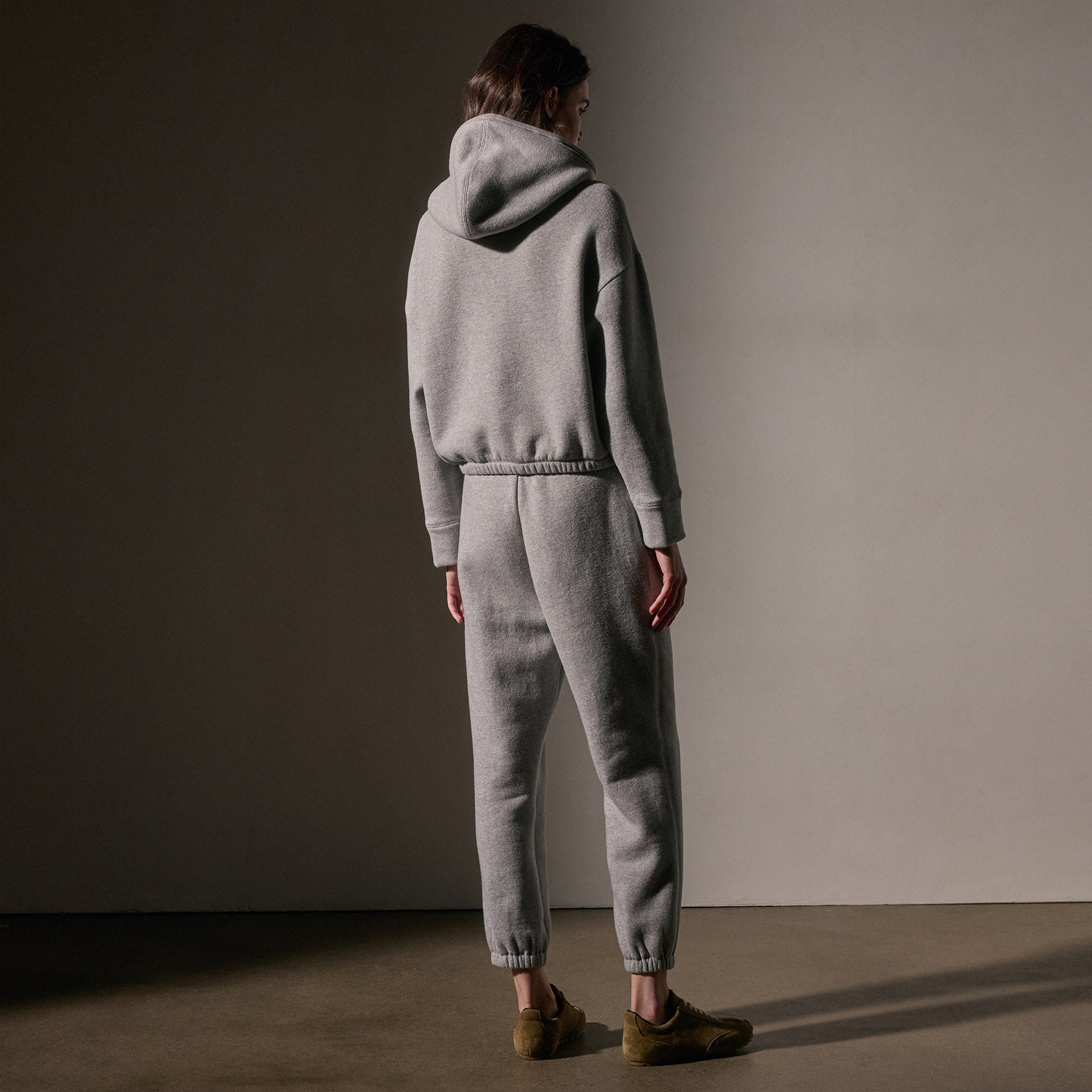 Cozy Hooded Sweatshirt for Women - Soft Heather Grey Pullover Hoodie | Perfect for Casual Wear, Lounge & Outdoor Activities
