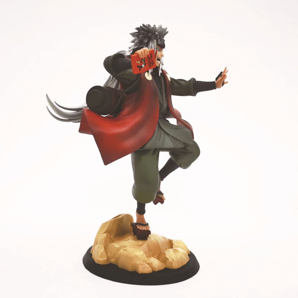 Naruto Shippuden Jiraiya Anime Action Figure - PVC Static Model Toy for Collectors, Otaku Fans & Game Enthusiasts | Perfect for Display, Gifts & Anime Decor