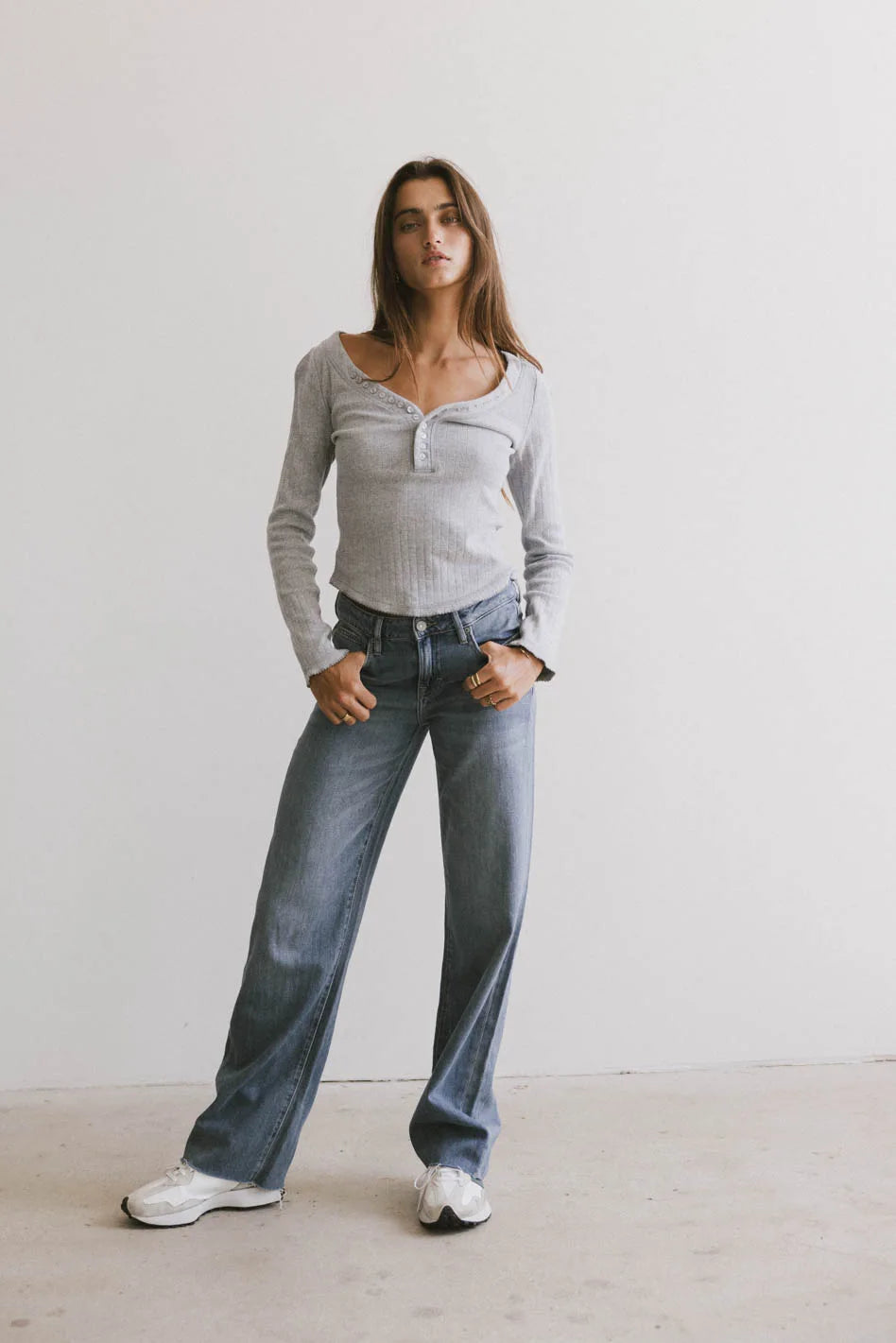 Albany Wide Leg Jeans for Women - High Waist Stretch Denim Pants - Comfortable & Trendy Casual Wear for Everyday Outfits | Perfect for Work, Weekend & Travel