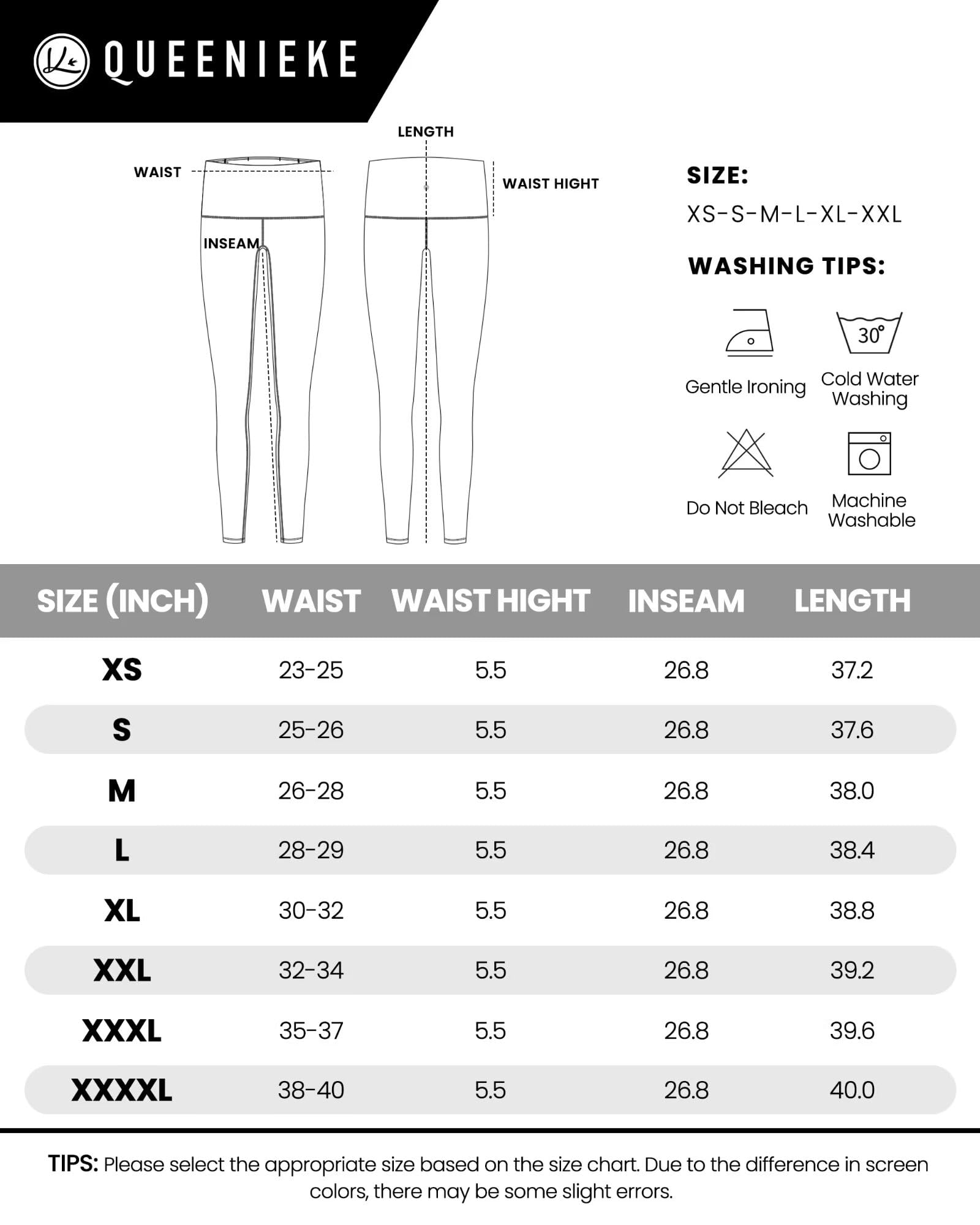 QUEENIEKE High Waisted Yoga Pants for Women - Tummy Control Workout Leggings for Gym, Running, Fitness & Lounge | Comfortable & Stretchy Activewear for Yoga, Pilates & Everyday Wear