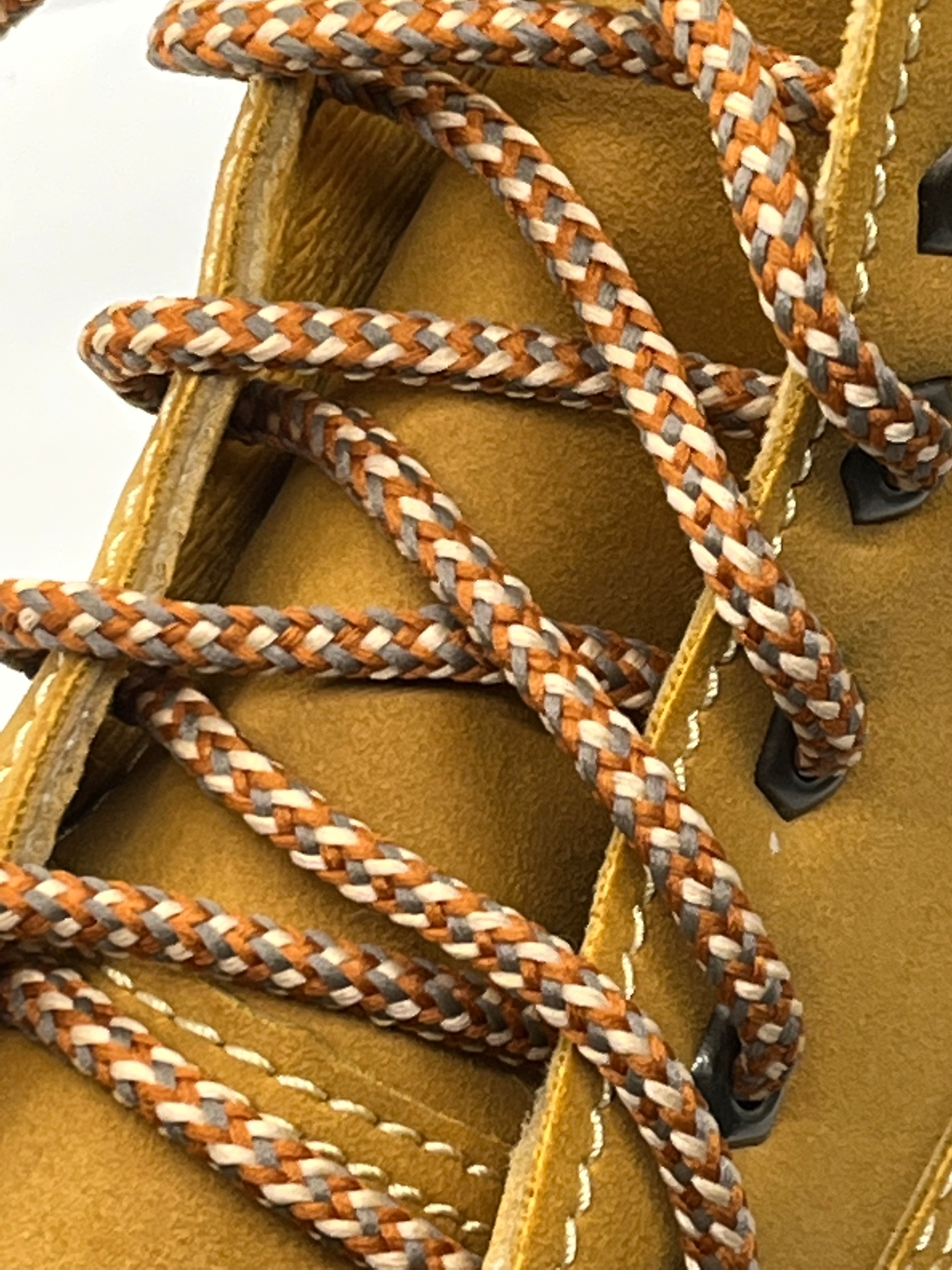 Round Autumn Shoelaces - Sorrel, Copper & Toast Colors | Fall Fashion Shoe Accessories for Boots, Sneakers & Casual Shoes