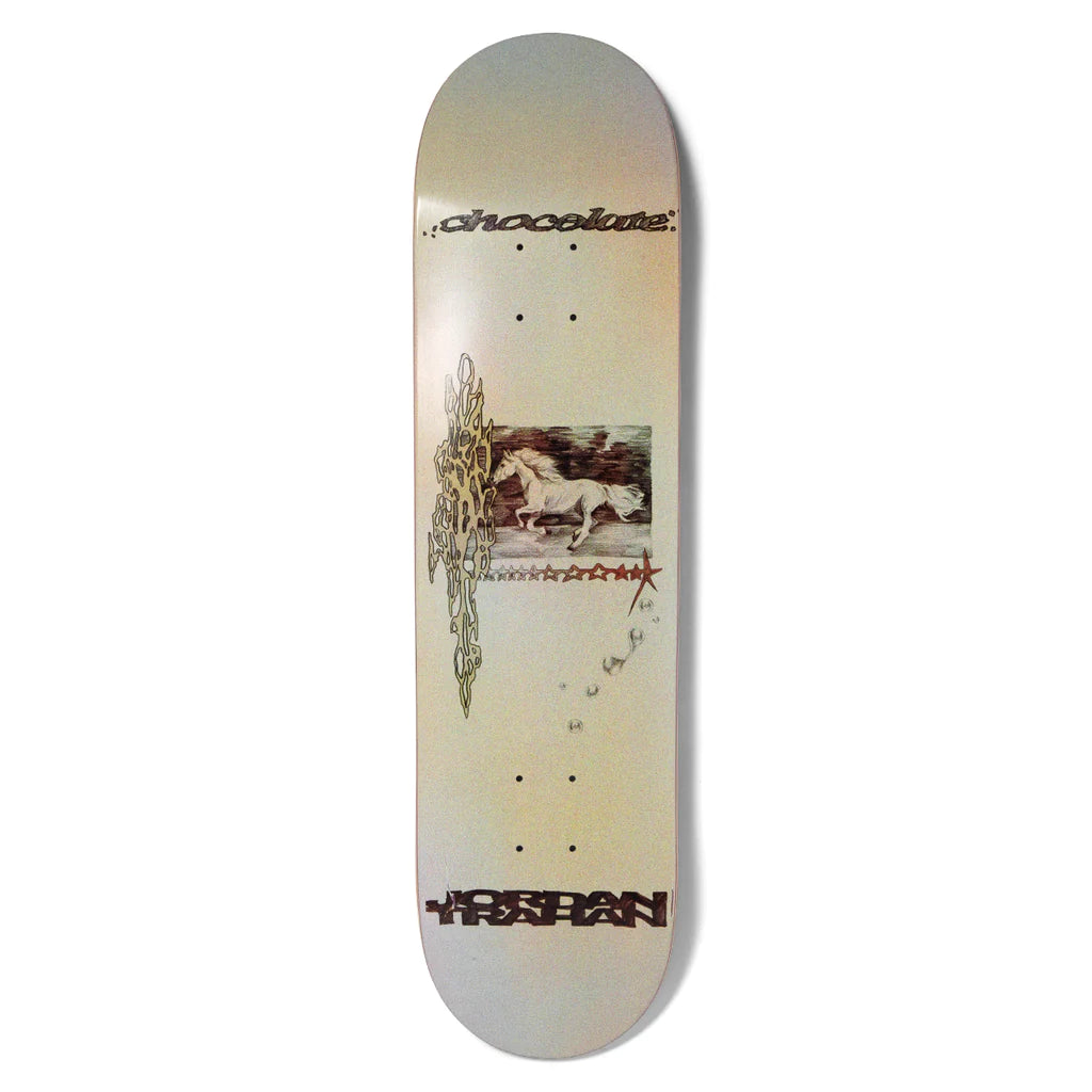 Premium Chocolate Flavor Trahan Halcyon Skateboard Deck 8.25