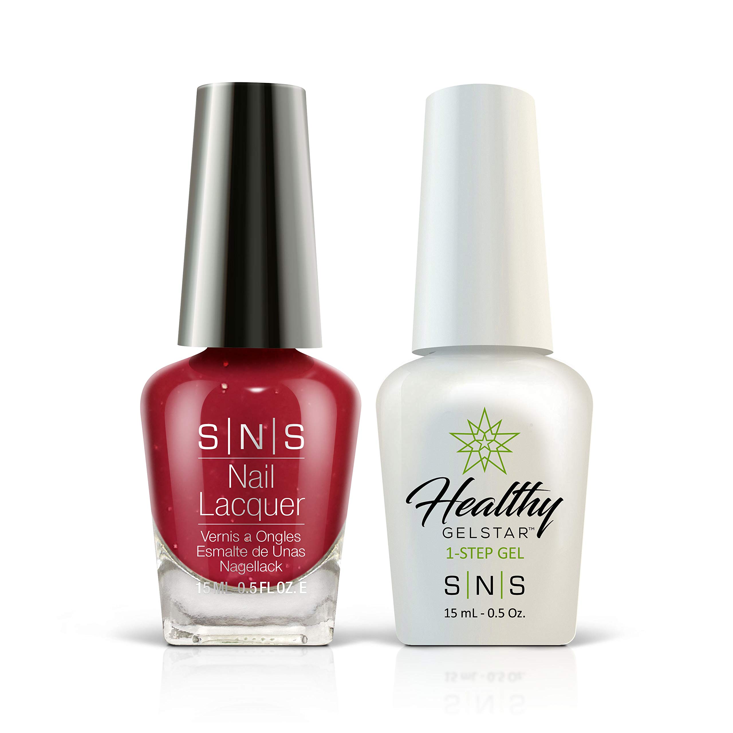 SNS Nails Duo Set - Nail Polish & UV Gel Kit #BM10 for Salon-Quality Manicures at Home | Perfect for DIY Nail Art, Special Occasions, and Professional Use