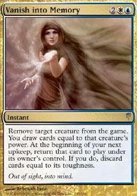 Magic: The Gathering - Vanish into Memory - Coldsnap Card - Collectible Trading Card Game for MTG Players - Perfect for Deck Building and Strategy Games
