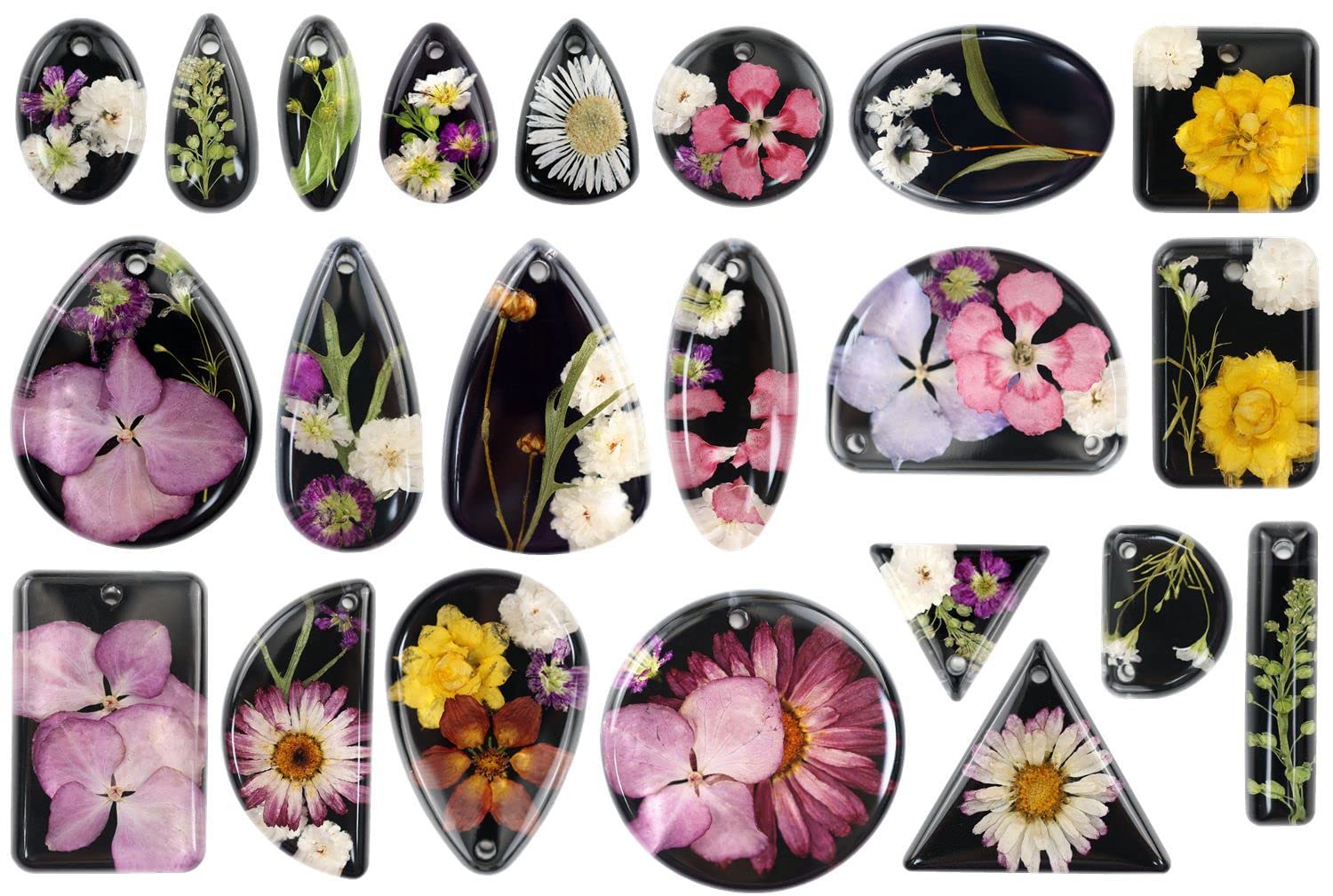 Premium Silicone Jewelry Molds for Resin Casting - DIY Necklace, Keychain, Earring & Pendant Making Kit - Epoxy Craft Supplies for Gemstone & Stud Jewelry - Perfect for DIY Gifts, Handmade Accessories & Craft Projects