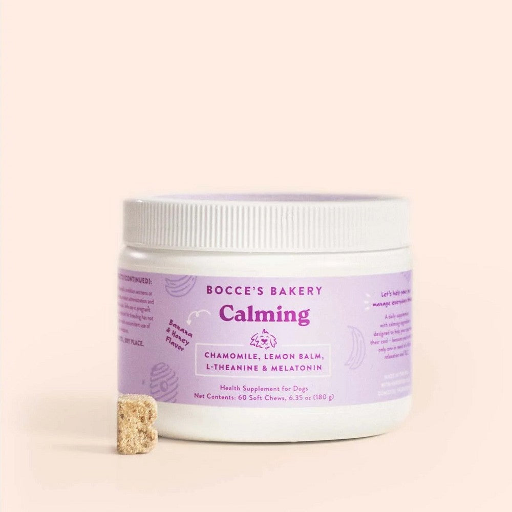 Calming Soft Chews for Dogs - Natural Anxiety Relief Treats with Chamomile & Melatonin | Perfect for Thunderstorms, Fireworks & Separation Anxiety