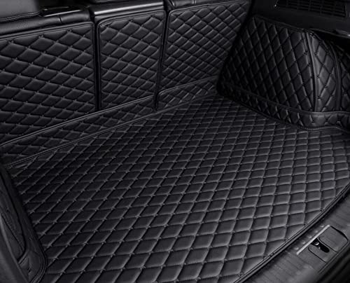 Premium Black Full Leather Car Boot Liner Cargo Mat Tray Trunk Floor Mat for Chevrolet Trailblazer 2021-2023 - Waterproof & Durable Protection for SUVs, Perfect for Road Trips, Camping & Outdoor Adventures