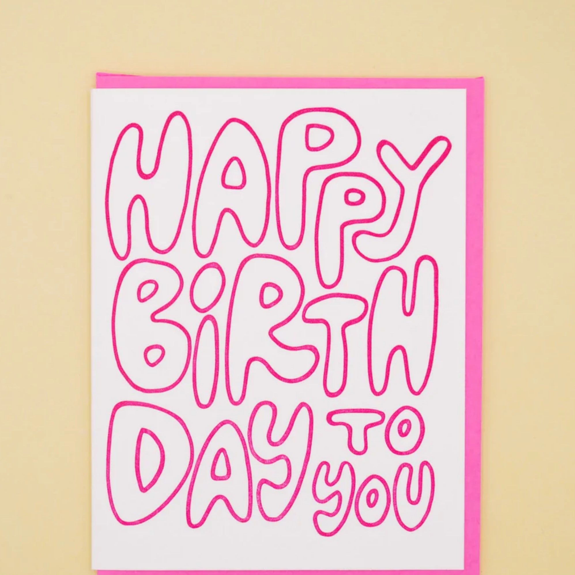 Funny Blob Birthday Card - Unique & Creative Greeting Card for Friends & Family - Perfect for Birthdays, Anniversaries & Special Occasions