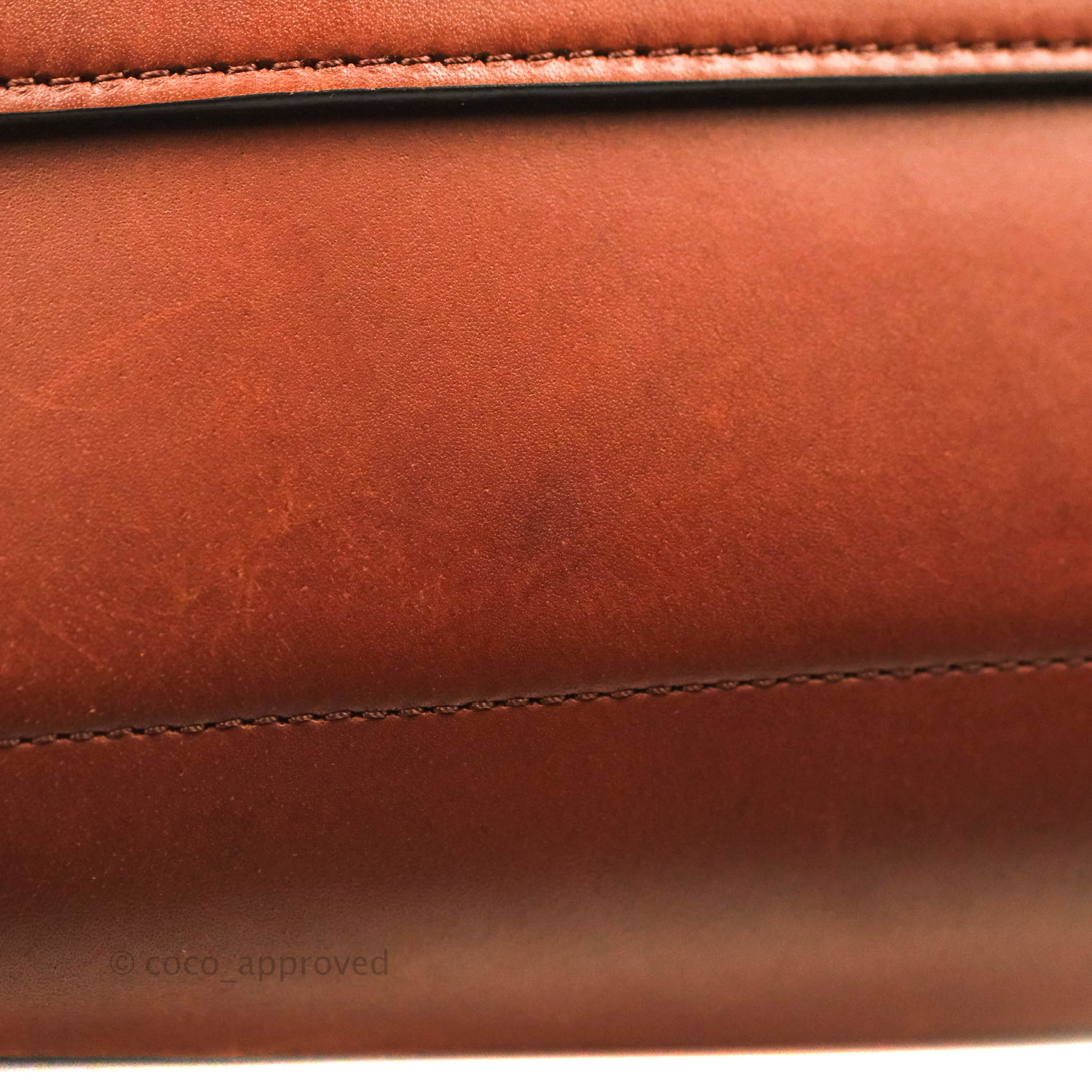 Celine Sangle Bucket Bag in Genuine Calfskin Leather - Brick Red with Gold Hardware | Luxury Shoulder Bag for Women, Perfect for Work, Travel & Everyday Use