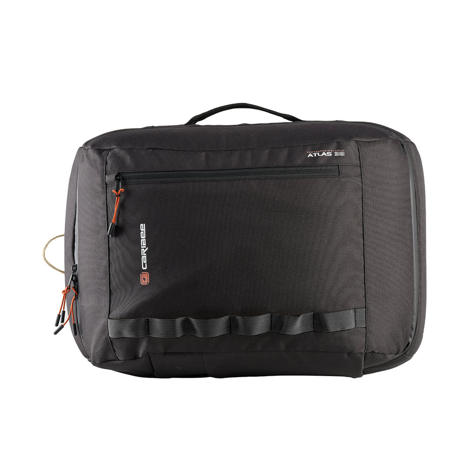 Caribee Atlas RPET 38L Overnight Backpack - Lightweight Travel Backpack for Men & Women, Water-Resistant Hiking Daypack - Perfect for Camping, Commuting & Outdoor Adventures (Black)