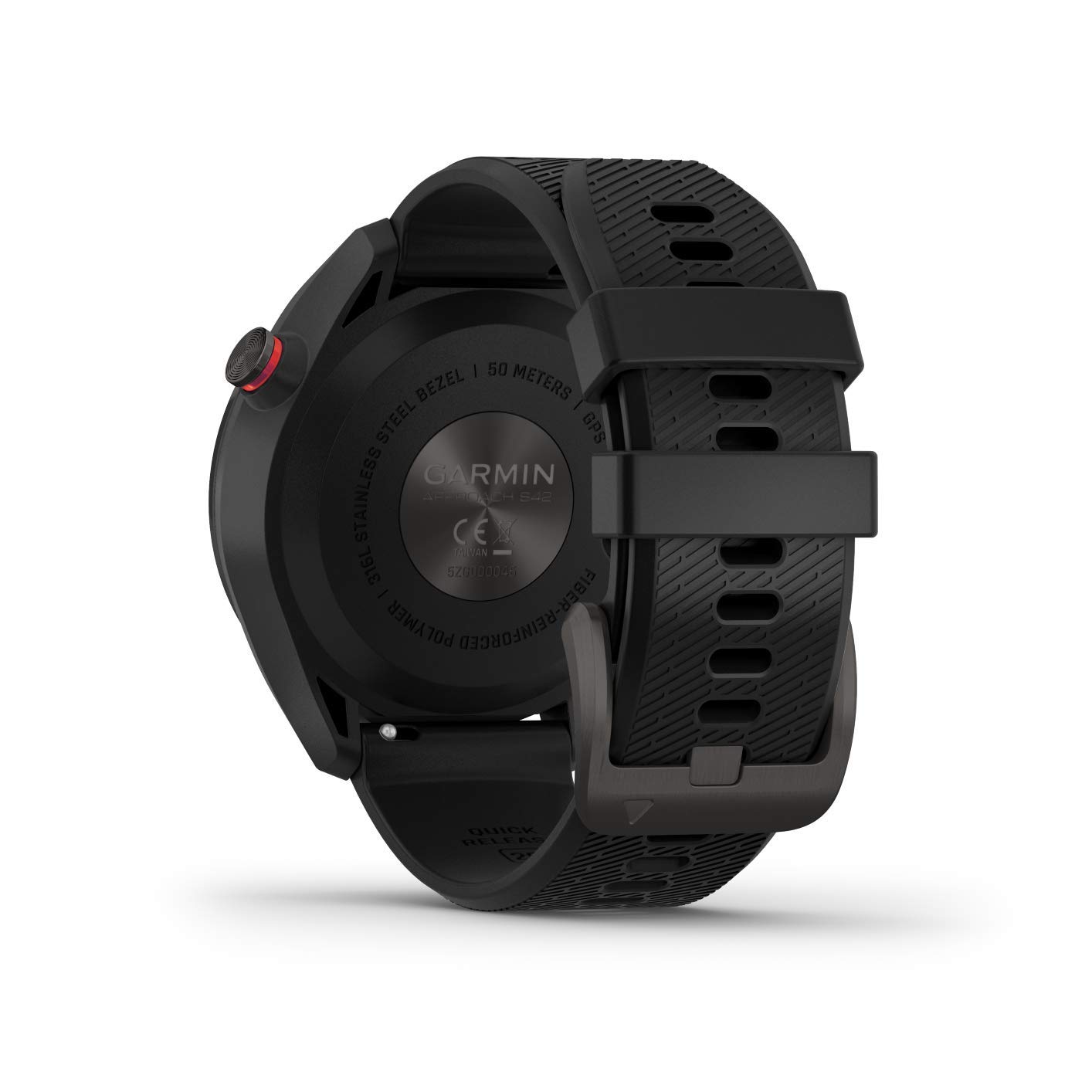 Garmin Approach S42 Premium GPS Golf Watch with All-in-One Golf Tools Bundle - Gunmetal & Black Silicone Band | Wearable4U | Perfect for Golfers, Course Mapping & Swing Analysis
