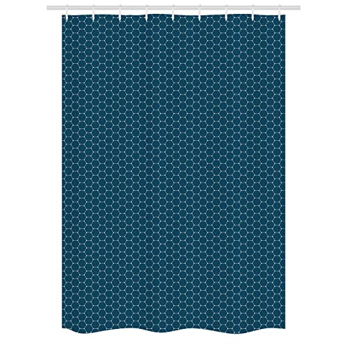 Petrol Blue and White