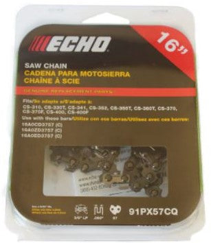 ECHO 16-Inch Chainsaw Replacement Chain - 3/8