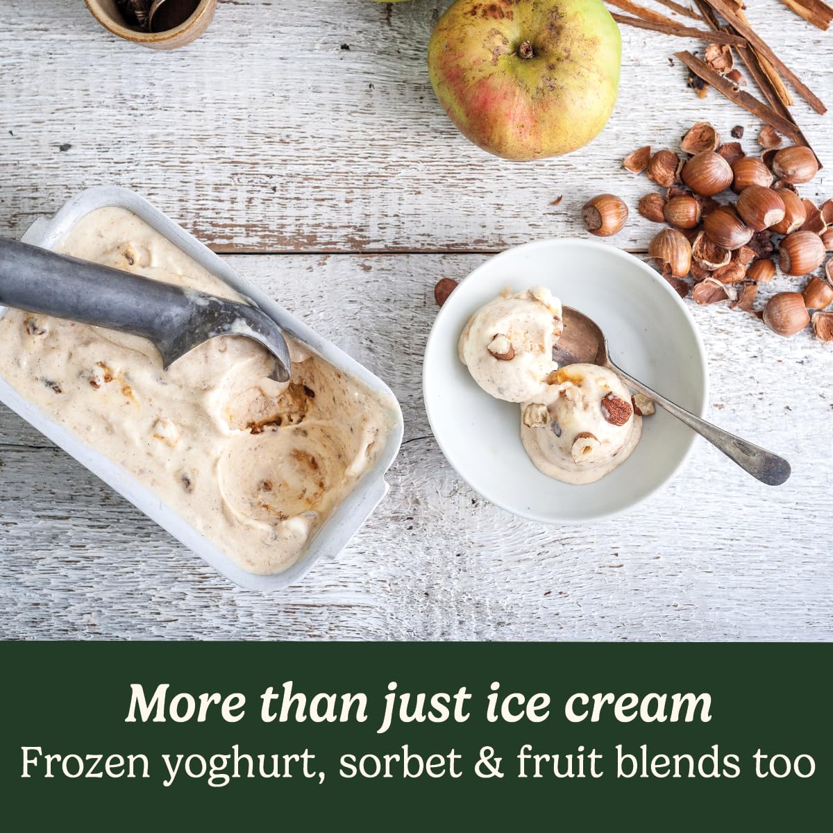 Cuisinart ICE30BCU 2-Quart Deluxe Ice Cream Maker - Frozen Yogurt & Sorbet Maker for Homemade Desserts | Easy to Use at Home | Ready in 25 Minutes | 5-Year Warranty | Silver | Perfect for Parties, Family Gatherings & Summer Treats