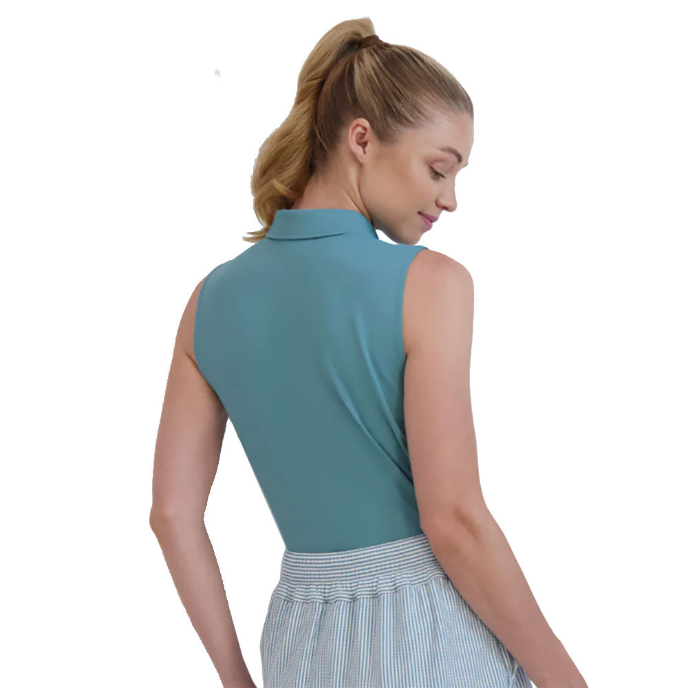 Fairway & Greene Women's Sleeveless Golf Polo Shirt - Moisture Wicking & UV Protection - Perfect for Golf, Tennis & Summer Outdoor Activities