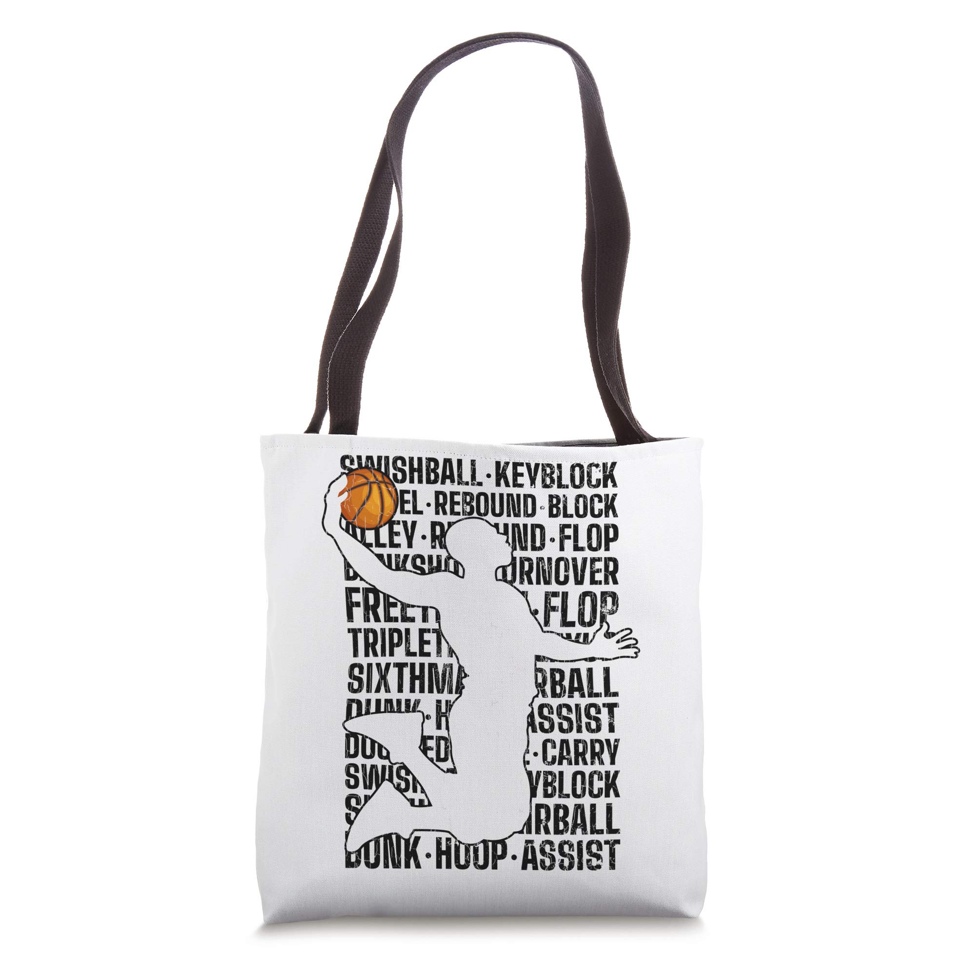 Funny Basketball Tote Bag for Players & Coaches - Perfect for Gym, Practice & Game Day