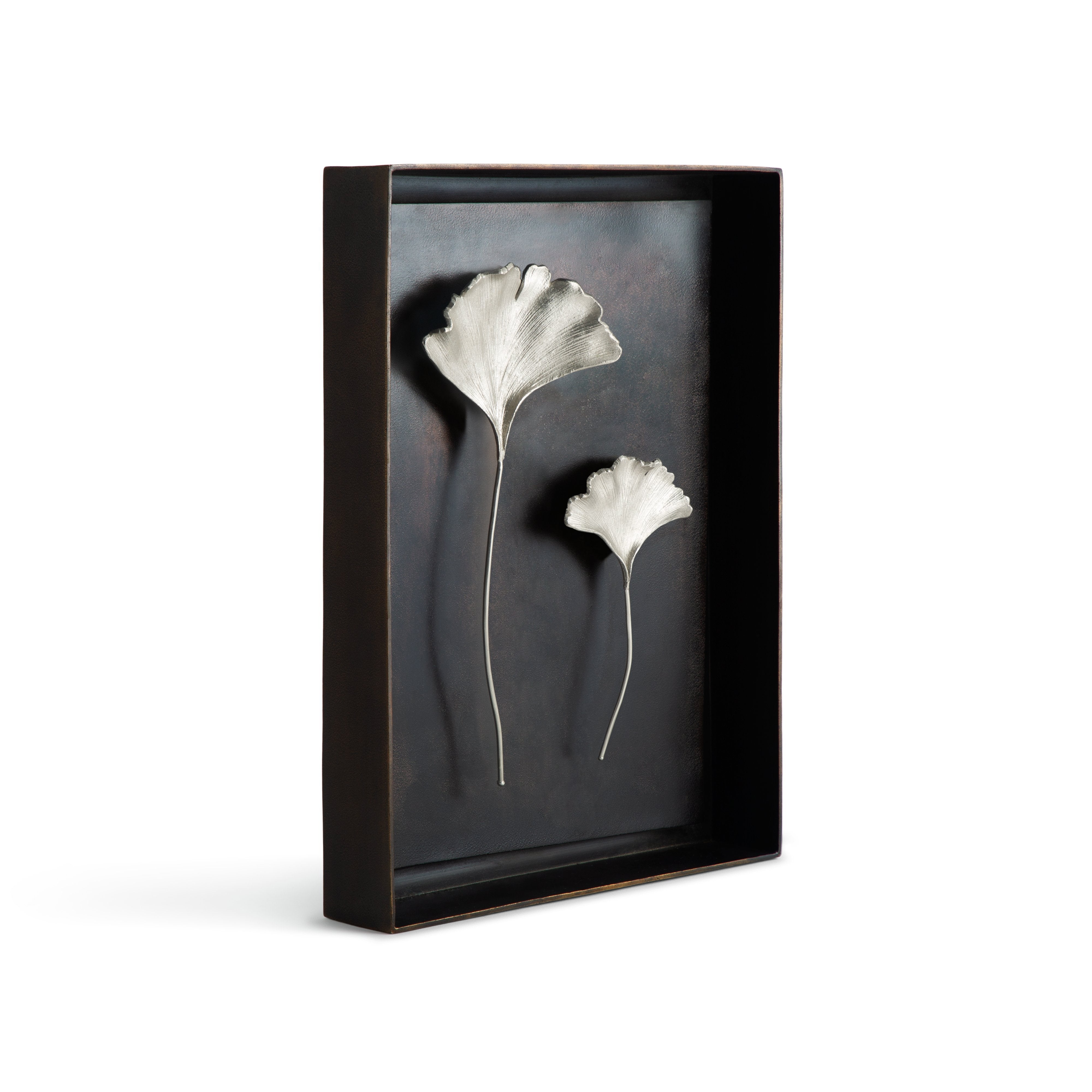 Ginkgo Leaf Shadow Box - Handmade Botanical Art for Home Decor, Perfect for Living Room, Bedroom & Office Wall Display