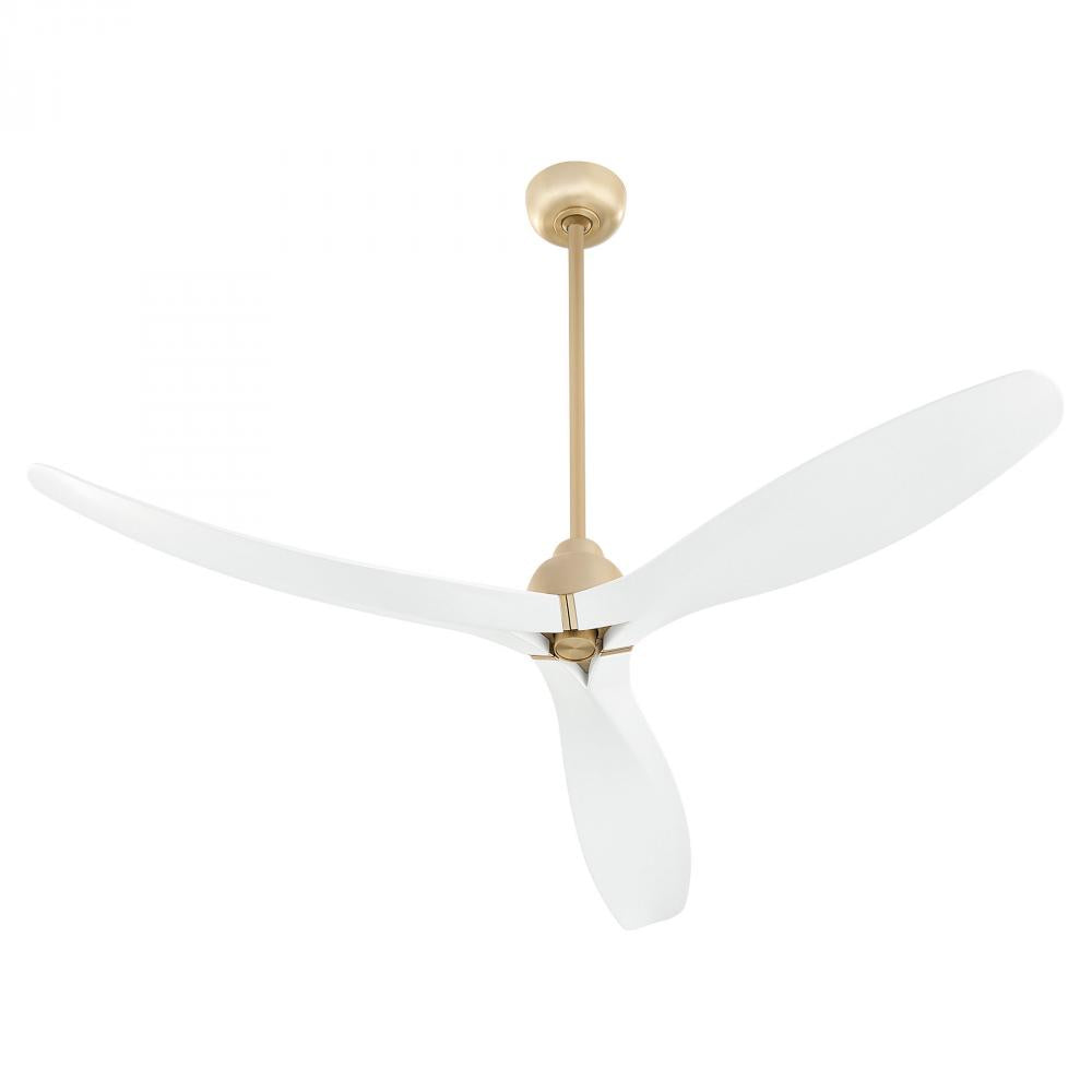 Cyan Design BORA 11979 Aged Brass Ceiling Fan - Vintage Style Indoor Cooling for Living Room, Bedroom & Patio