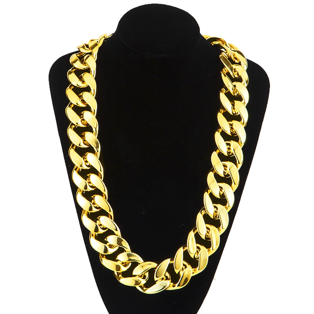 Gionforsy 80s 90s Hip Hop Costume Kit - Rapper Outfit Accessories Set with Bucket Hat, Sunglasses & Gold Chain Ring | Perfect for Halloween, Themed Parties & Music Videos