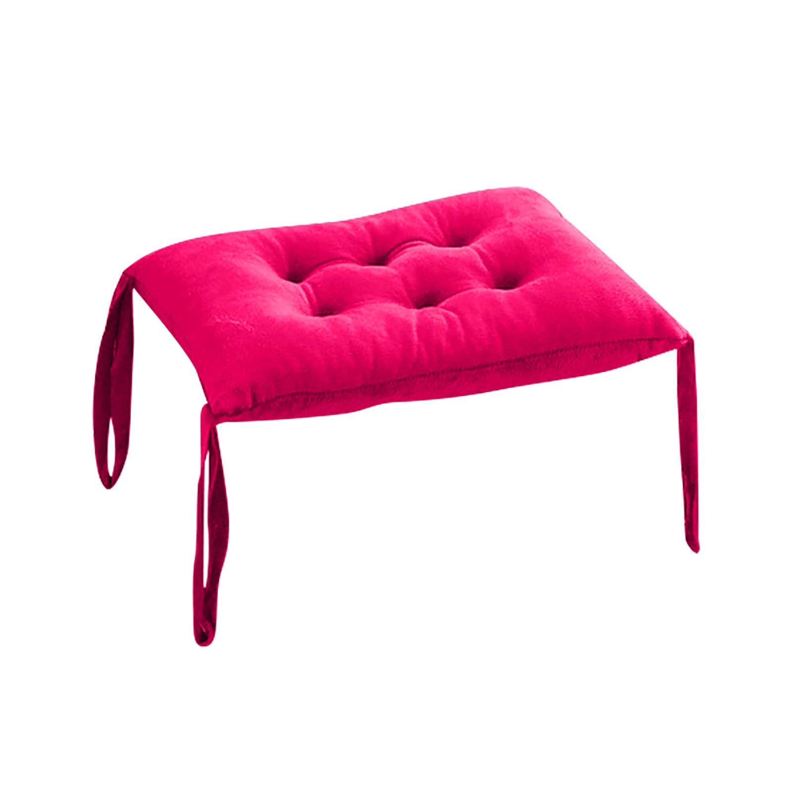 LOYE Car Seat Cushion with Back Support - Soft Polyester Fiber Pad for Yoga Chairs, Kids Car Seats & Office Chairs - Comfortable & Breathable (Hot Pink, One Size) - Perfect for Long Drives, Work & Home Use