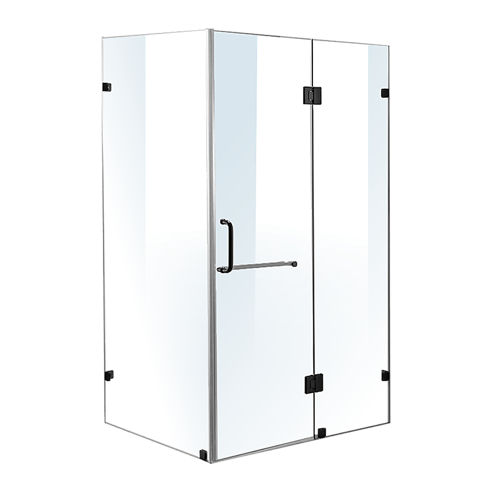 Frameless 10mm Glass Shower Screen 1200 x 1000mm - Premium Bathroom Enclosure by Della Francesca | Perfect for Modern Walk-In Showers and Spa Bathrooms