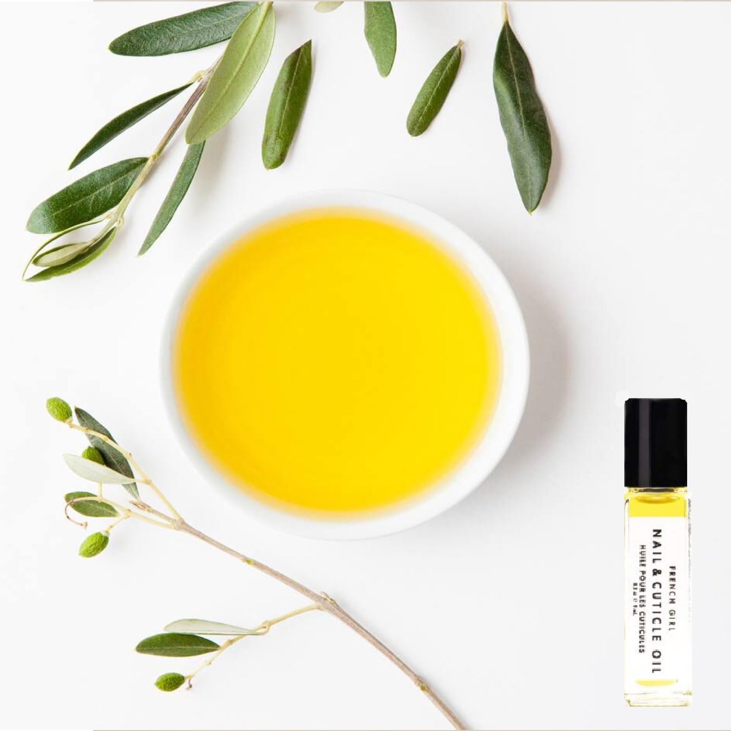 French Girl Nail & Cuticle Oil - Hydrating Nail Strengthener for Dry, Damaged Nails | Vegan Cuticle Softener & Growth Treatment | Cruelty-Free Nail Care | Perfect for Manicures, At-Home Nail Care & Salon Use | 0.3 oz