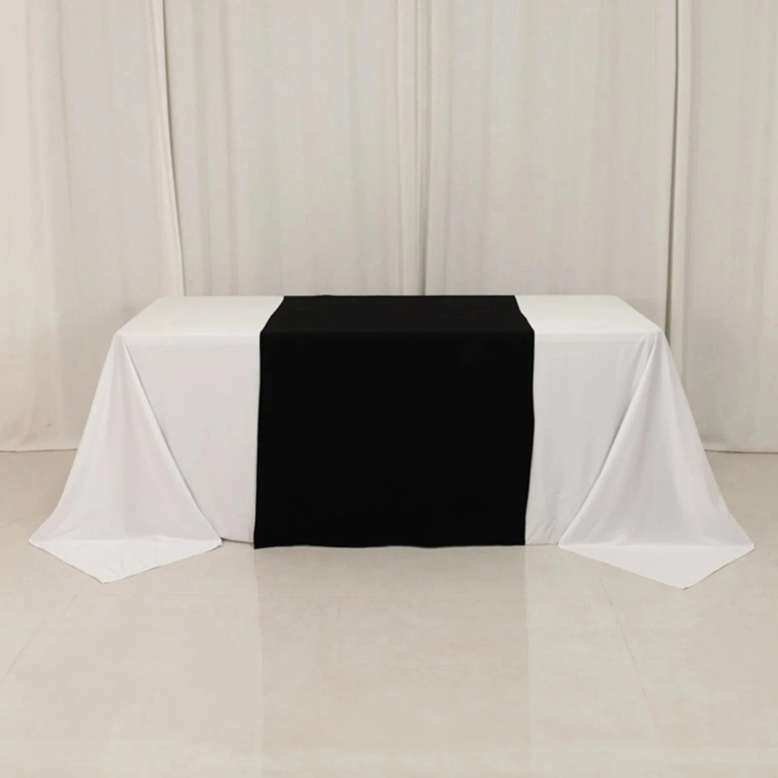 36 x 72 Inch Premium Polyester Table Runner for Dining Room, Wedding, Party Decor - Wrinkle & Stain Resistant Tablecloth