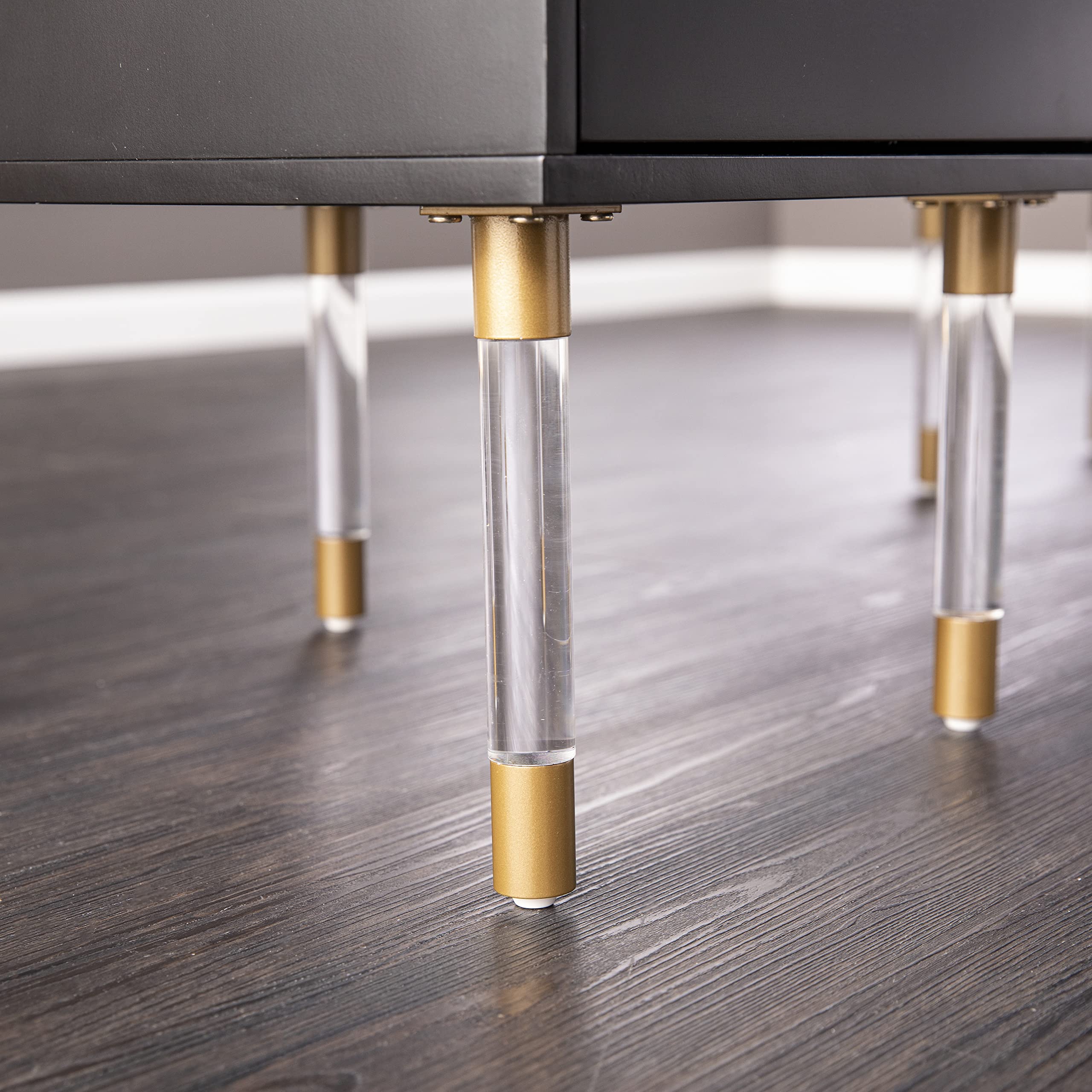 SEI Helston Black Desk - Home Office & Study Furniture