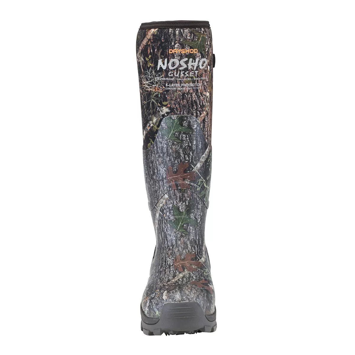 DRYSHOD® NOSHO Gusset Ultra Hunt Camo Boots - Waterproof Hunting Boots for Men & Women - Ideal for Outdoor Hunting, Hiking & Wet Weather Adventures